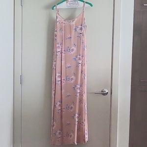 American Eagle Outfitters Dress M Boho Hippie Floral Flowy Maxi Summer  Sundress